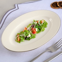 Aryıldız Hera Platin Kayık Tabak 25 Cm Renkli