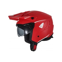Ufo Plast Sheratan Jet Açık Kask Kırmızı