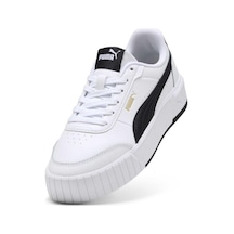 Puma Carina Mia 402637 02 Kadın Sneaker Ayakkabı Beyaz Siyah 36-40 Beyaz - Siyah