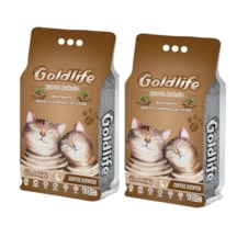 Goldlife Kahve Kokulu Ince Kedi Kumu 2x10 Lt