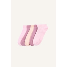 Defacto 5li Pamuklu Patik Çorap Kız Çocuk H5354a8nspn4 Pembe-pn4
