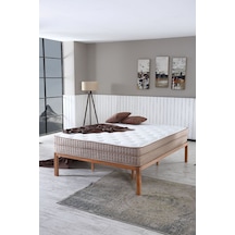 Nilüfer Gizli Pedli Ful Ortopedik Yatak Tek Kişilik BEYAZ