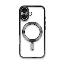 Apple İphone 16 Kılıf Kross Magneticsafe Kapak - Siyah Çok Renkli