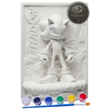 Sonic-shadow 15 Cm Taş Biblo Çocuk Boyama Etkinliği