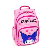 Lilymoon Kız Çocuk Kuromi Peluş Kapitone Sırt Çantası Pembe