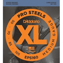 D'addario Eps160 Prosteels Bass. Medium. 50-105. Long Scale Takım