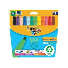 Bic Vısa Xl Jumbo Keçeli Kalem 12Li