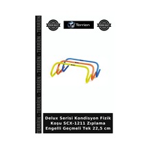 Delux Serisi Kondisyon Fizik Koşu Scx-1211 Zıplama Engelli Geçmeli Tek 22,5 Cm Çok Renkli