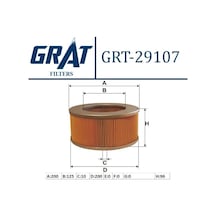 Grat 29107 Hava Filtresi- Mazda: E2200 Minibüs 90 Kap