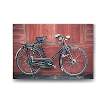 Eski Nostaljik Bisiklet Tablosu - 100x70cm 7/8 Yaş