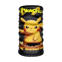 Bebo Store Extreme Spor Motor Ve Bisiklet Kullananlara Özel Desenli Reflektörlü Buf Boyunluk Bandana Balaklava Pokemon-179 Çok Renkli