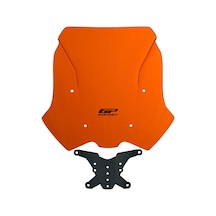 Gp Kompozit Ktm 790 Adv 2021-2022 Uyumlu Ön Cam Turuncu 38 Cm