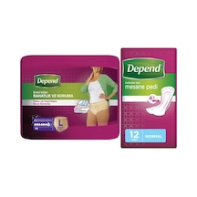 Depend Emici Külot Lohusa Pedi L - Büyük Kadın Mesane Pedi Kadın L