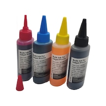 For Canon G3411 Kartuş Dolum Mürekkebi Takım 4x100ml 4 Renk Set Mürekkep Muadil Tek Renk