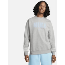 Nike Nıke Erkek Sweatshırt Fd0482-063 Gri