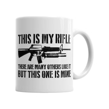 This İs My Rifle Kupa Bardak Porselen Karışık