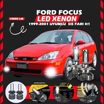 Ford Focus 1 1999-2001 Sis Farı Uyumlu Şimşek Etkili Led Xenon Premium Series H1