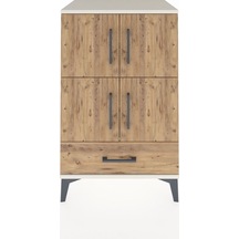 Hyperion Komodin 4 Raflı Tek Çekmeceli 4 Kapaklı 60x44x96 Ayt... Aytaşı