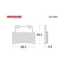 Yamaha Mt-125 125 2017 Brakıng 933sm1 Yarı Metalik Ön Fren Balatası