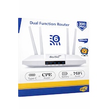 4g/5g Destekli Dual Function Router 300 Mbps Type-c 4000mah Batarya Yüksek Performanslı Ağ Çözümü