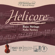 D'addario Hs613 Helicore Tek Kontrabas Mi E Teli 3/4 - Solo Solo Performanslar İçin Optimize Edilmiş Tansiyon Net Ve Keskin Projeksiyon