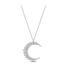 Zirkon Taşlı Hilal Model 2 Kadın Gümüş Kolye Gklgmshllm2-Gms (511833881)