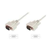 Beek Bc-ser-db9-mm-05 5 Mt Db9 To Db9 Erkek-erkek Seri Rs232 Uzatma Kablosu
