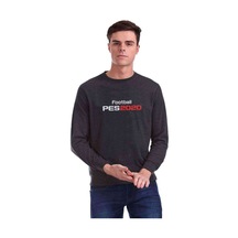 Pes 2020 S Baskılı Füme Erkek Örme Sweatshirt