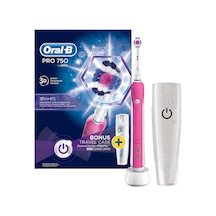 Oral-B Pro 750 Şarj Edilebilir Diş Fırçası + Seyahat Kabı