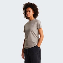 The North Face W Evolution Simple Dome Slm Short Sleeve Kadın T-shirt-32635 Gri