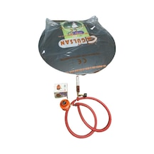 Tüplü Sac Ocak 65 Cm Ekmek Yufka Sacı Hortum Dedantörlü Set