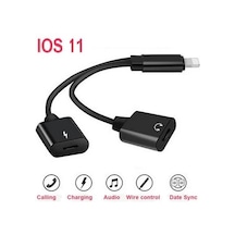 Lightning Kulaklık - Şarj Çoklayıcı Çevirici Dönüştürücü Adaptör