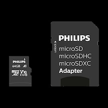 Phılıps 64gb Mıcro Sdxc 80 Mb/s C10 Fm64mp45b/00