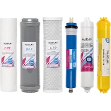 10 Inç Açık Kasa Su Arıtma Cihazı Tam Set (6 Filtre) Mineral Filt (553688127)