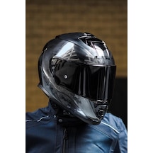 Ls2 Storm 2 Jeans Siyah Vizörlü Kask Jeans