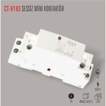Ct-9183 25a Modüler Aydınlatma Kontaktörü Cata