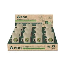 Bamboo Dışkı Toplama Seti 15 Yaprak 12li Set Çok Renkli