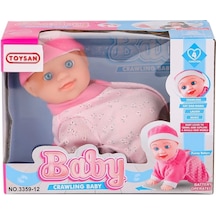 3359-12 Emekleyen Sesli Bebek -toysan Oyuncak