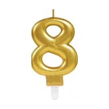 8 Rakam Mum Gold Renk 5615 "