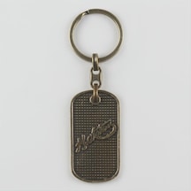 Ilkeshop Atatürk İmzalı Figürlü Metal Anahtarlık-antik Çok Renkli