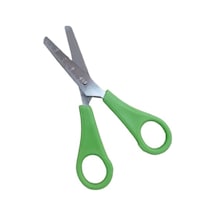 Öğrenci Makası Cetvelli 12 Cm Yeşil 1 Adet