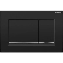 Geberit Sigma30 115.883.14.1 Çift Kapaklı Kumanda Paneli Sigma30 Siyah