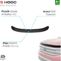 S-dizayn Peugeot Partner Abs Plastik Kaput Rüzgarlığı 2019 Üzeri A+kalite