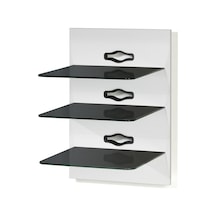 Ultımate 3 Raflı Duvar Konsolu G-Rack-3 Beyaz