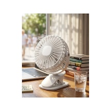 Şarjda Ve Fişte Çalışabilen Portatif Mini Fan - Hs08375337-3692 Renkli