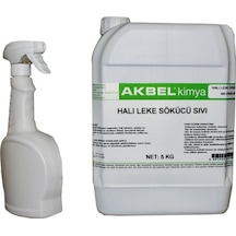 Akbel Kimya Sıvı Halı Leke Sökücü 5 KG + Uygulama Spreyi