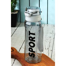 Tuffex Kilitli Kapaklı Taşıma İpli Exclusive Kalite BPA Free Okul ve Sporcu Suluk Matara - Siyah