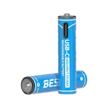 River World 2'li Şarj Edilebilen Aaa 1,5 V İnce Pil Usb-c