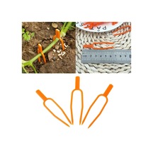 Lebihmurah 4076 50 Adet Plastik Bitki Klipleri Sabitleme Sabitleme Kelepçesi Çilek Tarımı Klip Podazz