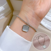 Jzcat Titanyum Çelik Hip Hop Bilezik Altın Moda Temperament Basit Bilezik-gsl23